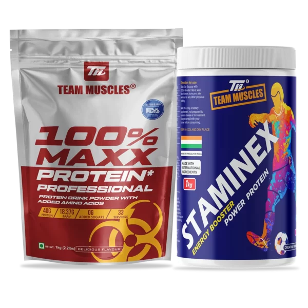 maxx protein 1kg + staminex