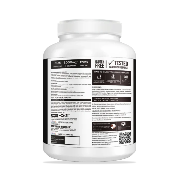 ISO MAXXX Protein (2kg) + Micronized Creatine 156g - Image 2