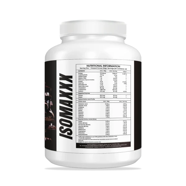 ISO MAXXX Protein (2kg) + Micronized Creatine 156g - Image 3