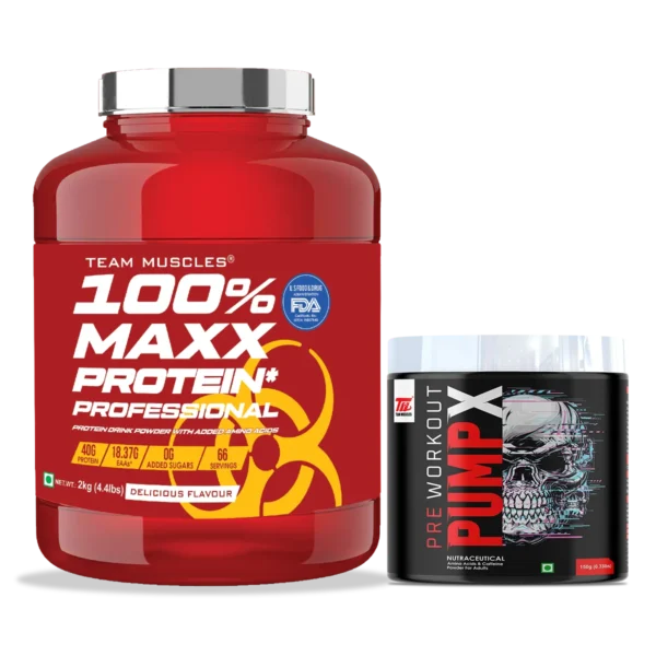maxx protein 2kg + pumpx 150gm