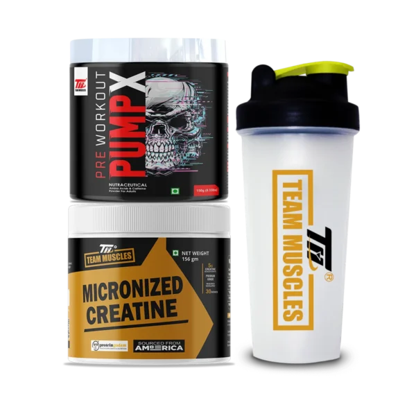 pumpx 150g + shaker + creatine